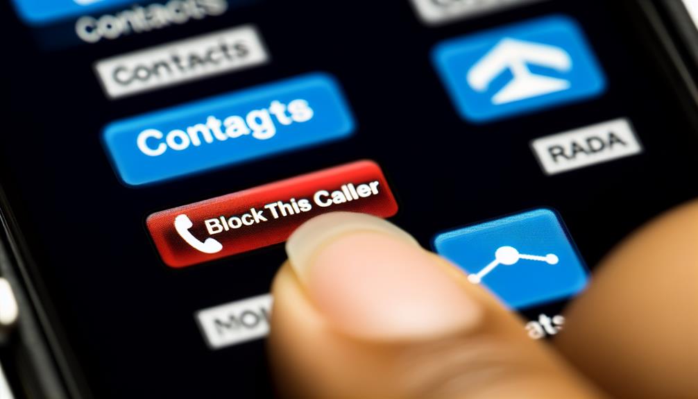 blocking recent call numbers