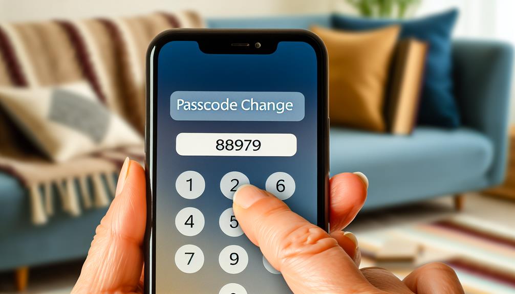 change iphone passcode instructions